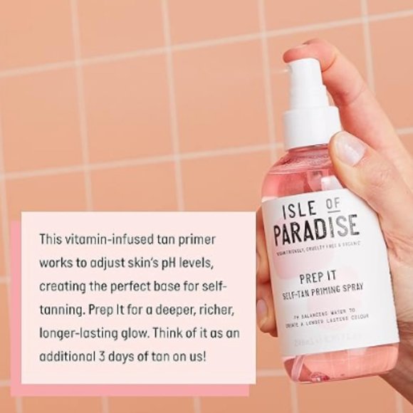 NEW Isle of Paradise Prep It Self Tan Priming Spray - Picture 2 of 7
